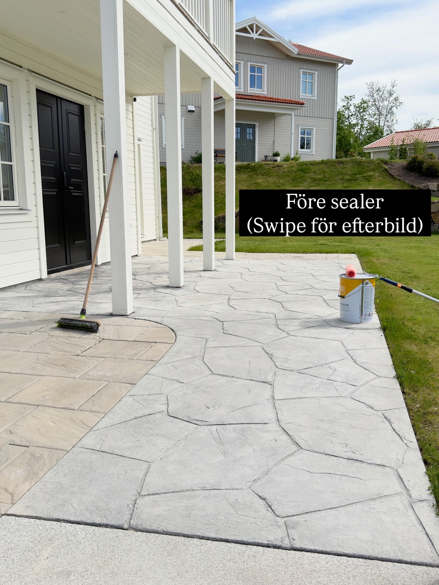Betongförsegling – före sealer